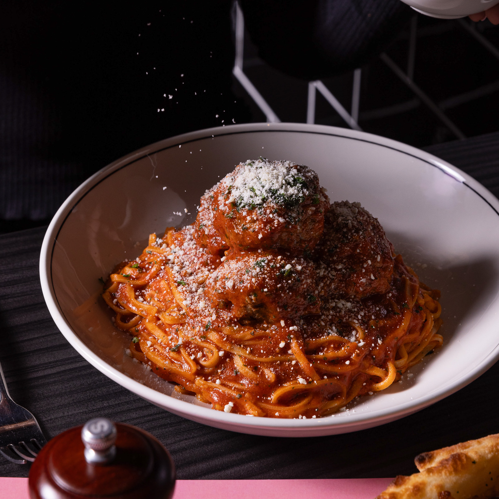 Fettuccine Meatballs